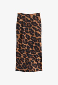 New Look LEOPARD PRINT Maxi skirt brown pattern/brown