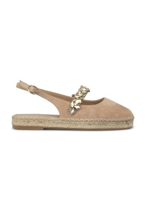 Slingback ballerina´s - marrón claro