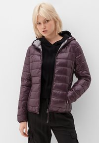 QS MIT KAPUZE - Winterjas - purple