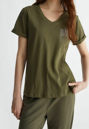 T-shirts print - olive