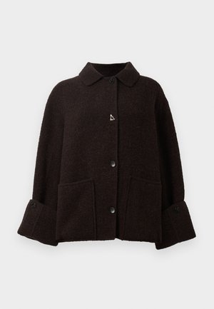 FUDGE COAT - Krátký kabát - dark ebony