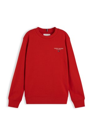 Tommy Hilfiger, ESSENTIAL LOGO UNISEX - Mikina - red glare