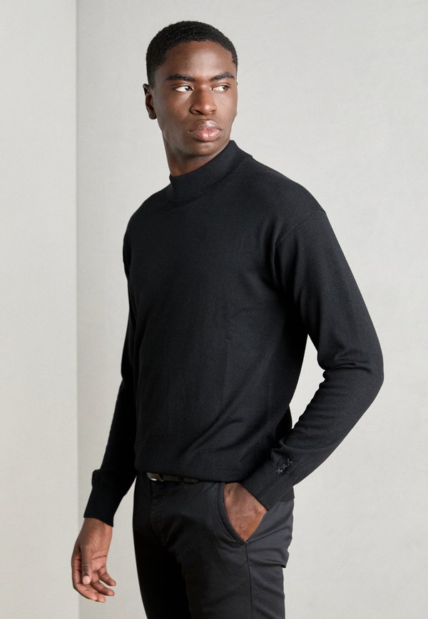 CORE DROPPED SHOULDER MOCK NECK - Strickpullover