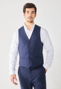 Pier One - M&M BASIC GILET - Suit waistcoat - dark blue Thumbnail Image 1