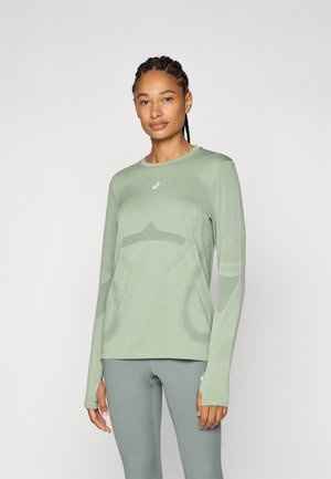 ROAD SEAMLESS TOP - Longsleeve - lichen rock/monument blue