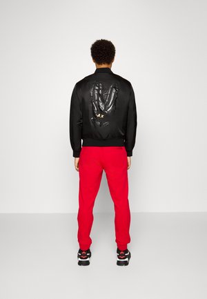 BLOUSON - Bomber Jacket - black/chili pepper
