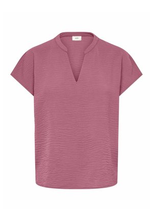 JDY, JDYLION LIFE S/S TOP WVN NOOS - Blusa - deco rose