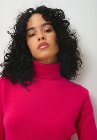 Authentic Cashmere BISE - Trui - fuchsia