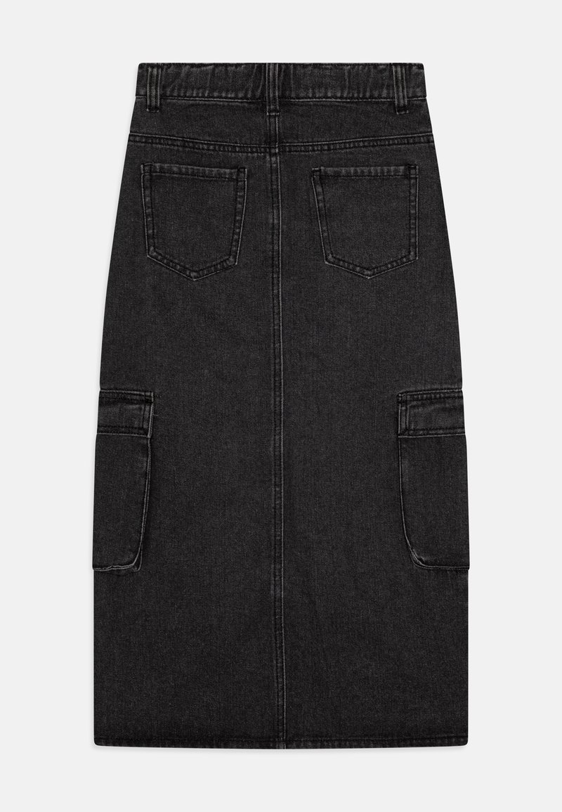 Skirt Jeansrok Zwart ONLY Tall ONLSIRI SLIT SKIRT Kokerrok Black