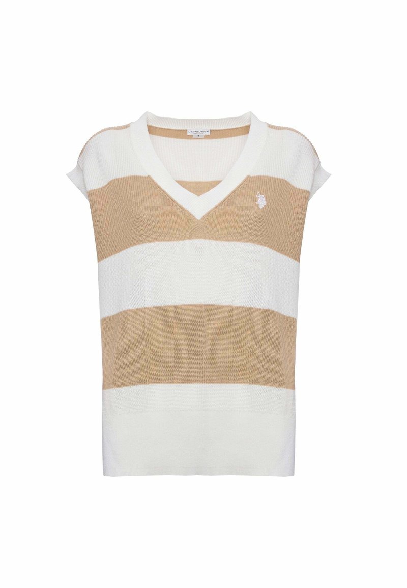 U.S. Polo Assn. T-shirt print beige