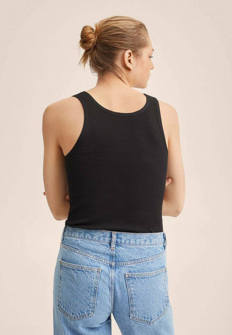 Damen T-Shirts | Mango BELIA Top zwart/schwarz - OI45761 Damen T-Shirts | Mango BELIA Top zwart/schwarz - OI45761