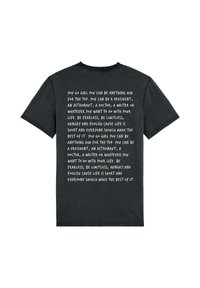 Mira Paris YOU GO VINTAGE UNISEX TEE 2024 - T-shirt print - black denim