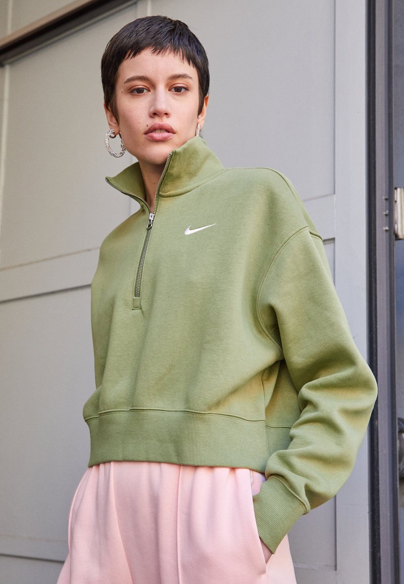Nike Sportswear SPORTSWEAR PHOENIX FLEECE - Camisola - alligator sail