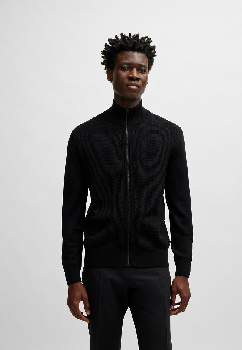 BOSS - DAVETO - Cardigan - black one, Enlarge