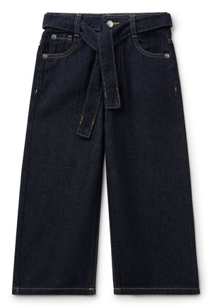 WIDE FIT WITH SASH - Jeans baggy - blue