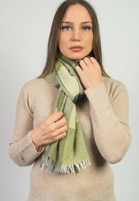 Dalle Piane Cashmere CHECKED - Sjal / Tørklæder - verde