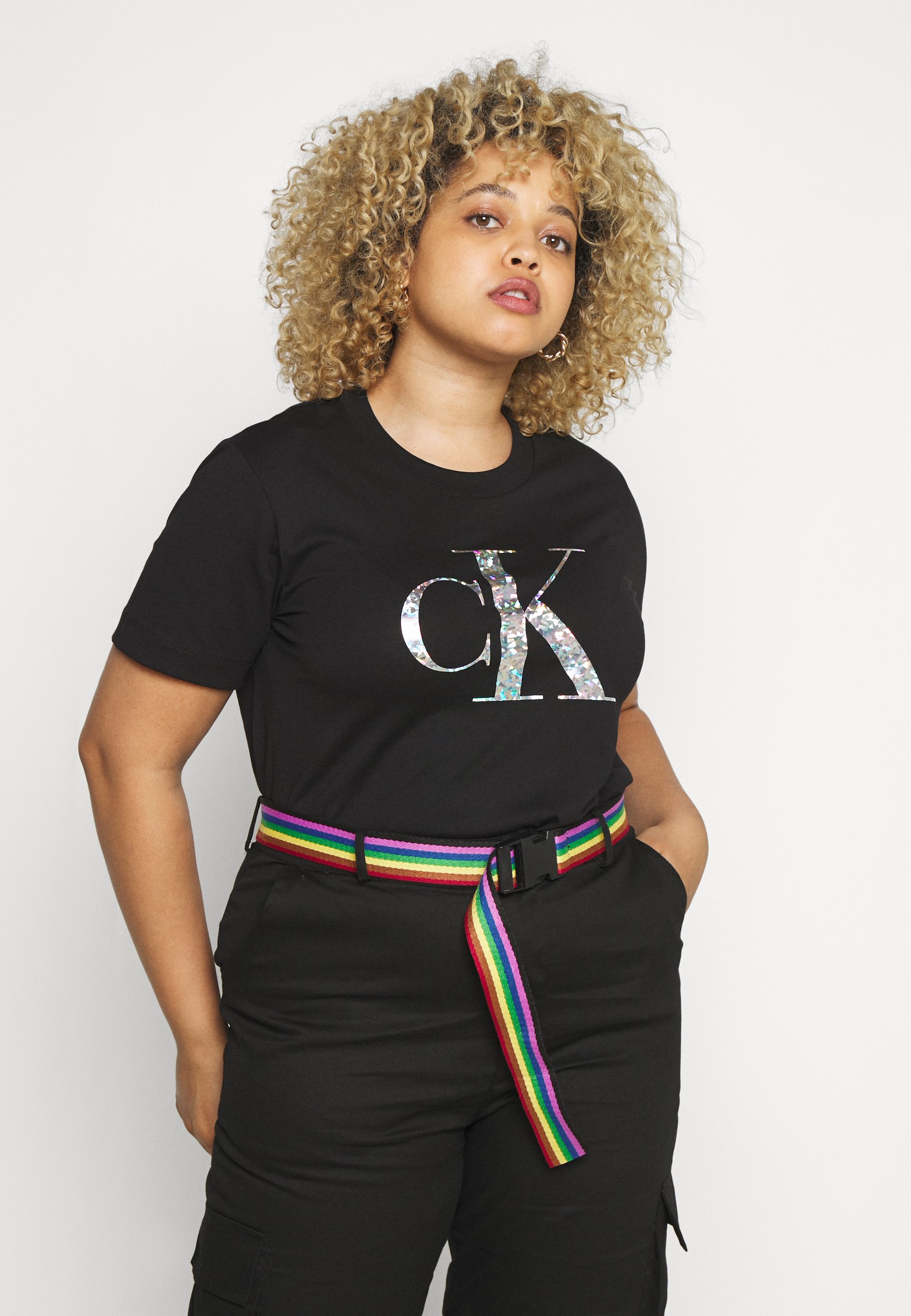 Calvin Klein Jeans Plus IRIDESCENT TEE 