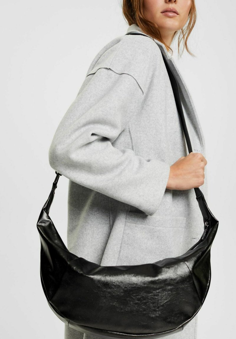 Borsa Donna Esprit Dina City Bag | Tessuto Floreale Blu, Tracolla Regolabile, Piccola, Tanti Scomparti