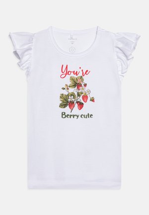 Name it NBFJINDY BOX - T-shirt imprimé - bright white