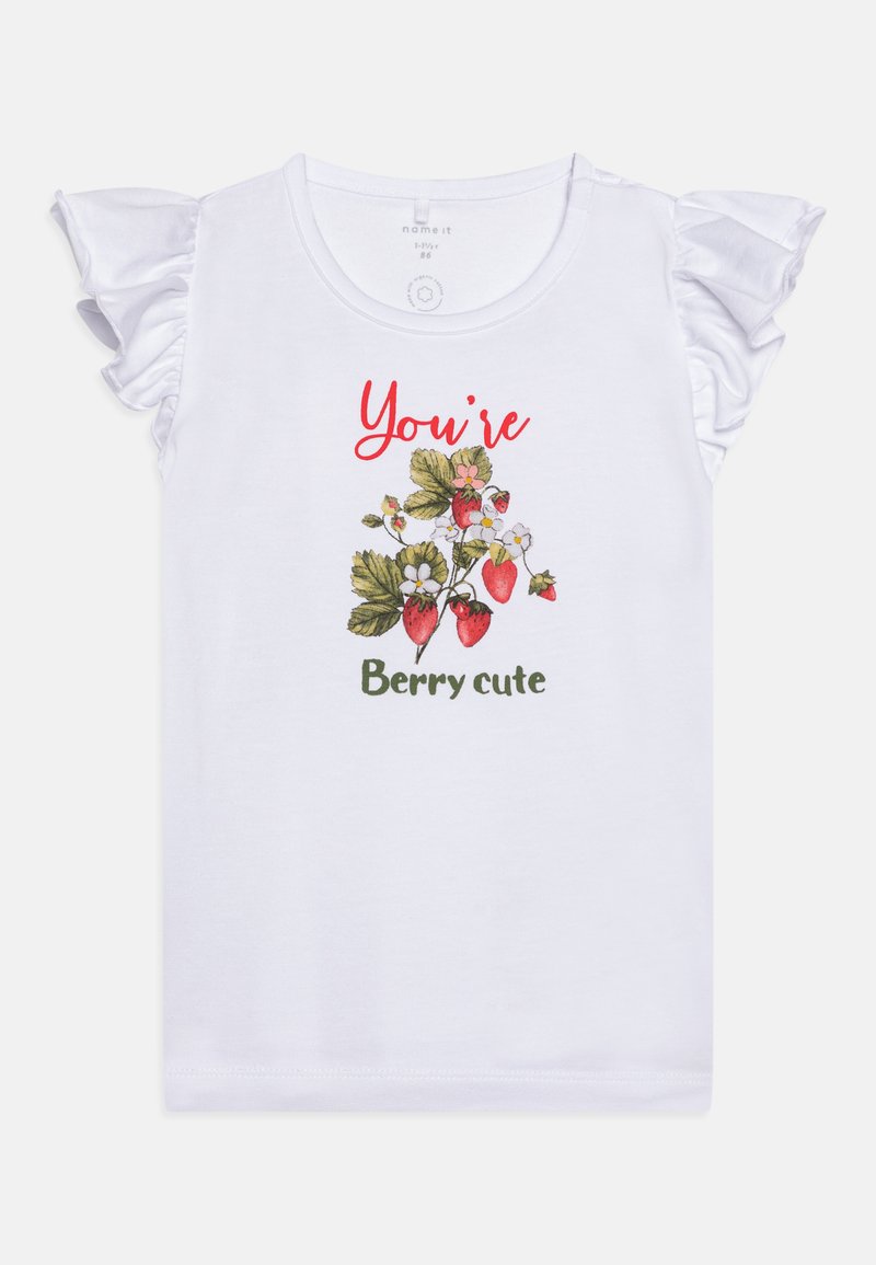 Name it NBFJINDY BOX - Μπλουζάκι με στάμπα - bright white