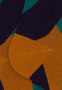 Gallo WITH COLOURED GEOMETRIC MOTIF - Calzettoni - curry
