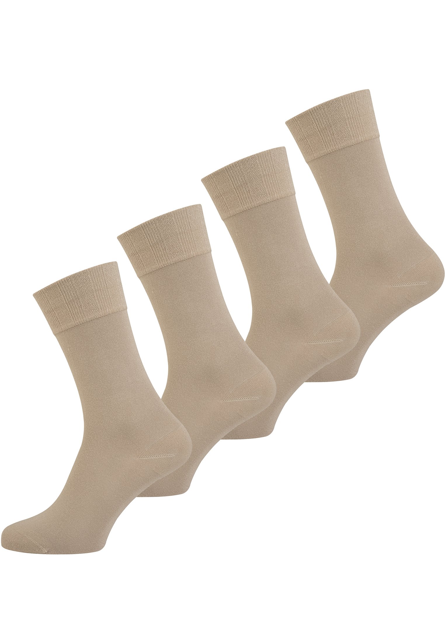 NUR DER 4 PACK BAMBUS KOMFORT - Socken - beigegrau/beige - Zalando.at