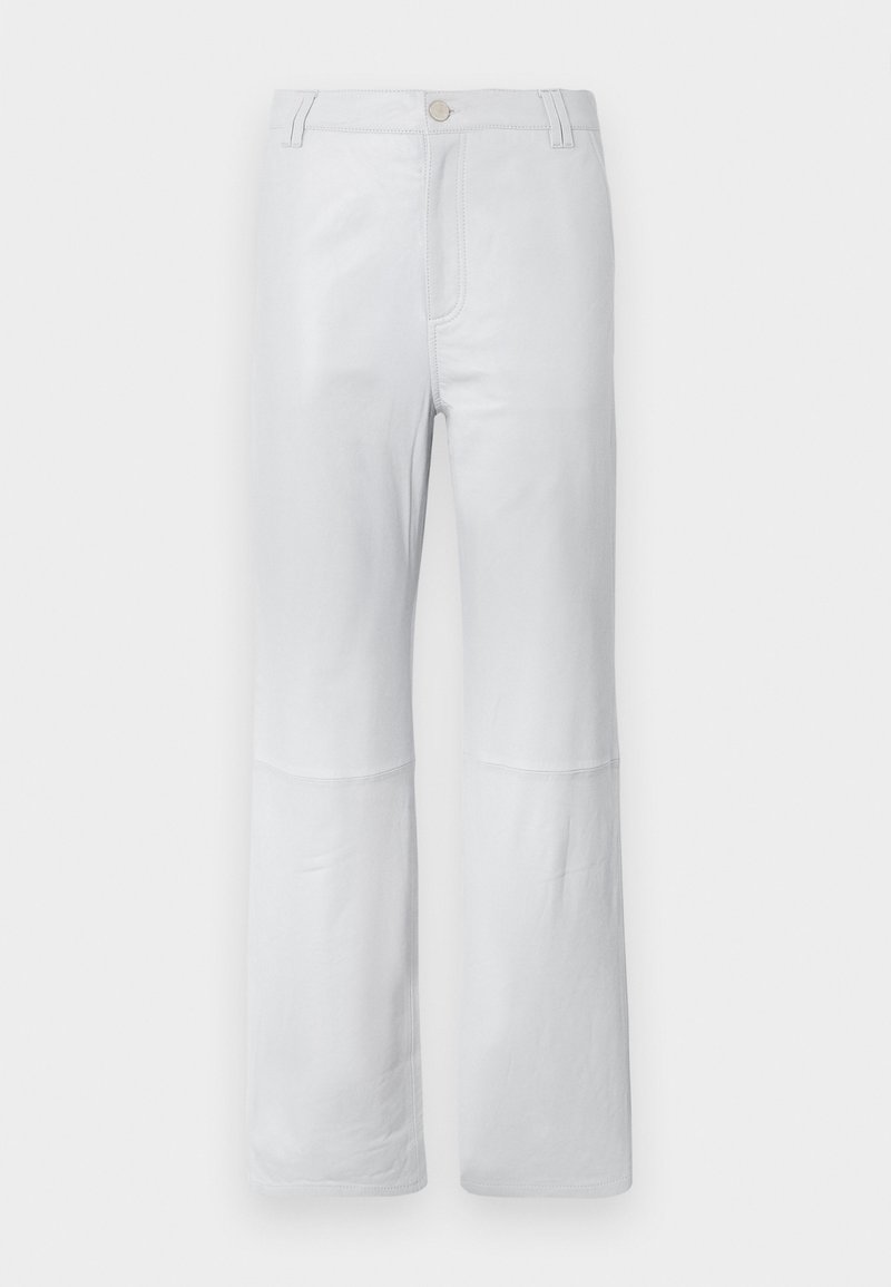 2nd Day Leren broek lichtblauw