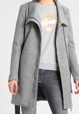 Abrigo corto - mottled light grey