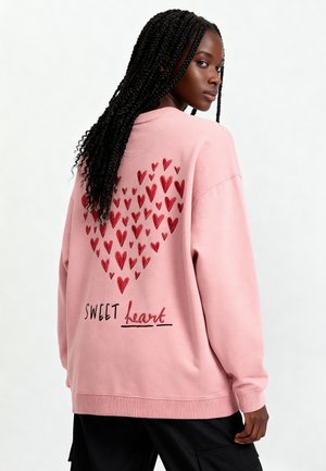 SWEET EMBROIDERY UNISEX - Felpa - pink