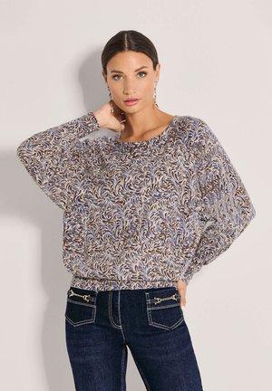 MADELEINE, Strickpullover - beige   brown   midnight blue