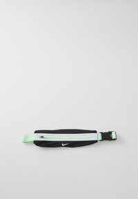Nike Performance - SLIM WAIST PACK 3.0 UNISEX - Diržinis krepšelis - black/vapor green/silver-coloured Miniatiūros vaizdas 1