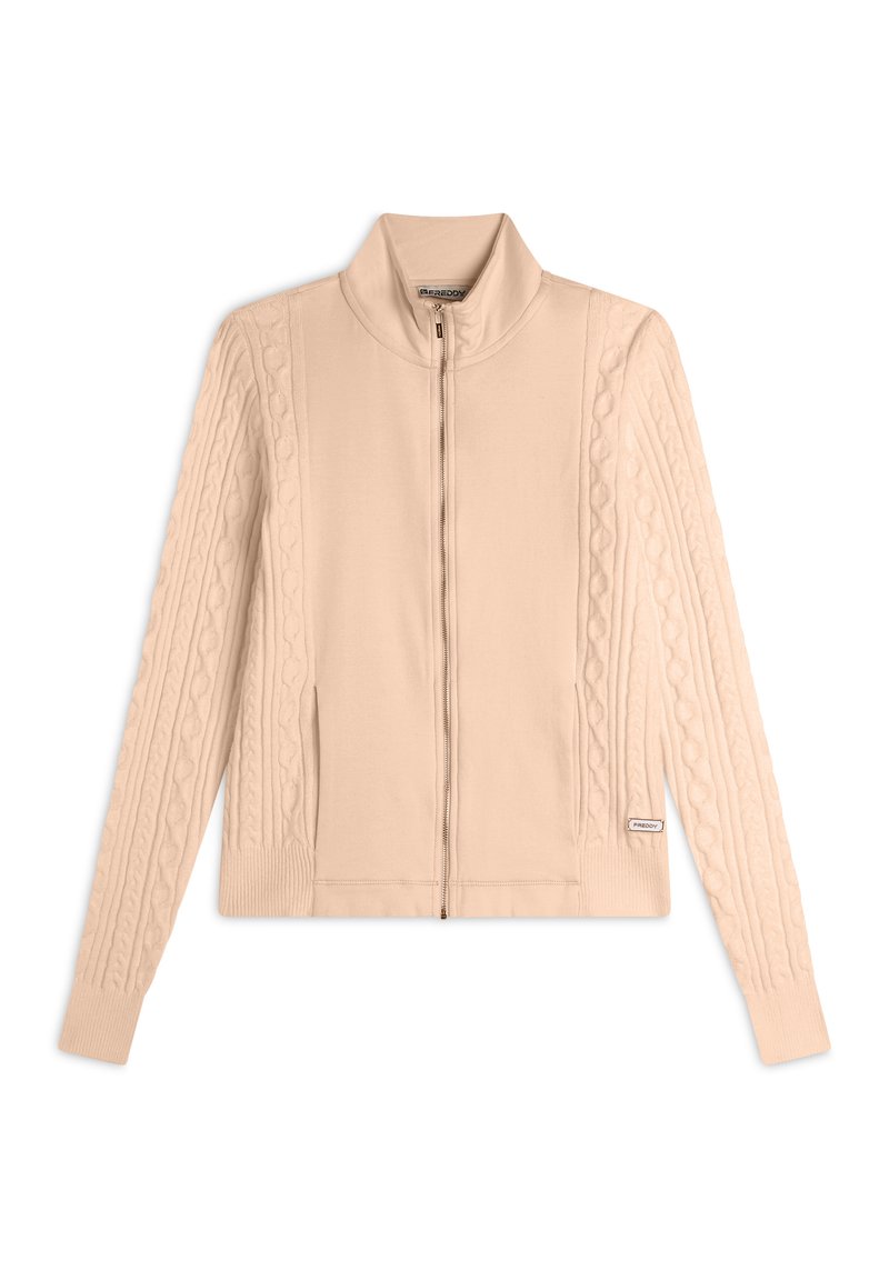 Freddy F4WINES - Felpa con zip - cuban sand