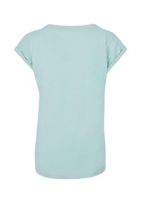 Merchcode LIFE EXTENDED SHOULDER  - T-shirt con stampa - ocean blue