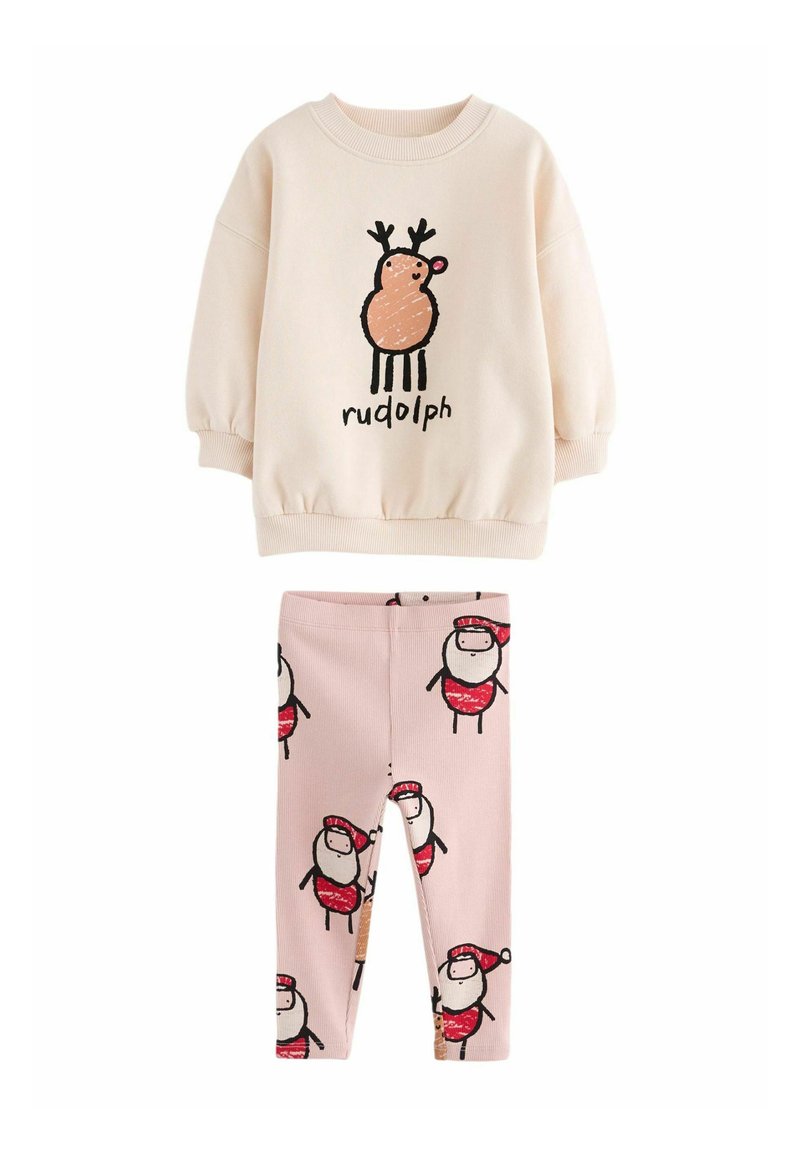 Next CHRISTMAS SET - REGULAR FIT - Leggings - Byxor - cream