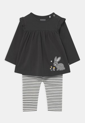 SET - Legíny - dark grey