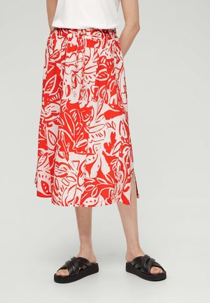 s.Oliver A-lijn rok - dunkelorange