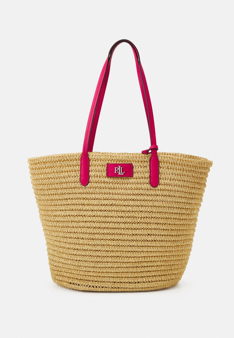 Lauren Ralph Lauren BRIE TOTE LARGE Shopper natural/sport pink