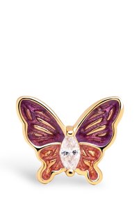 Singularu BUTTERFLY - Enkelt örhänge - gold-coloured
