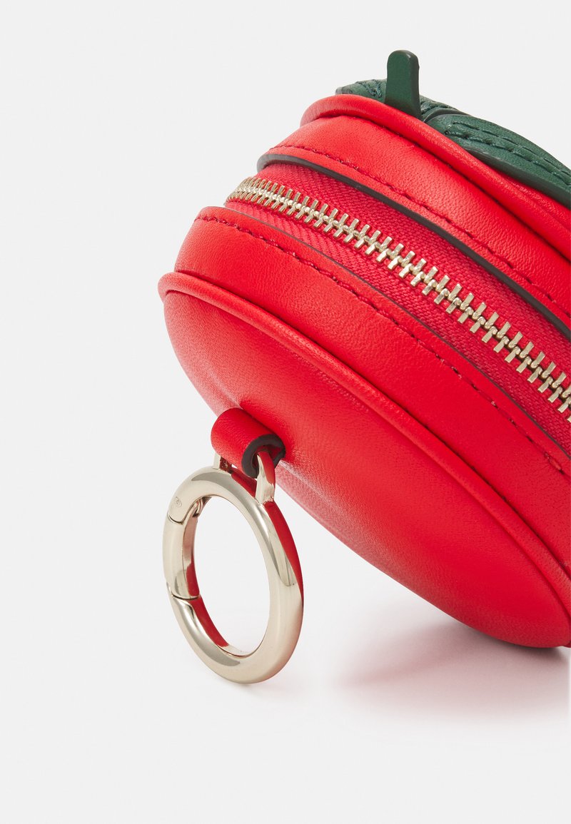 bright red purse