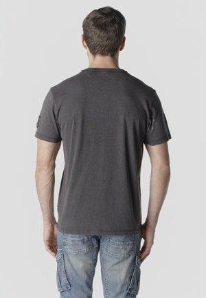 Koroshi, SHORT SLEEVE - T-shirt imprimé - gris   grey