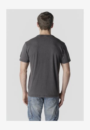 Koroshi, SHORT SLEEVE - T-shirt imprimé - gris grey