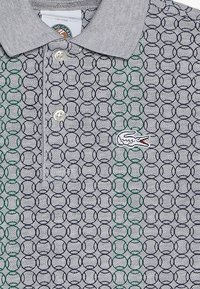 Lacoste Sport TENNIS ROLAND GARROS - Polotričko - silver chine/navy blue/woodland green