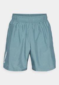 Under Armour TECH WOVEN WORDMARK - Korte sportsbukser - jasper blue/white