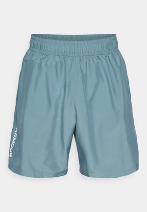 Under Armour TECH WOVEN WORDMARK - Sportiniai šortai - jasper blue/white