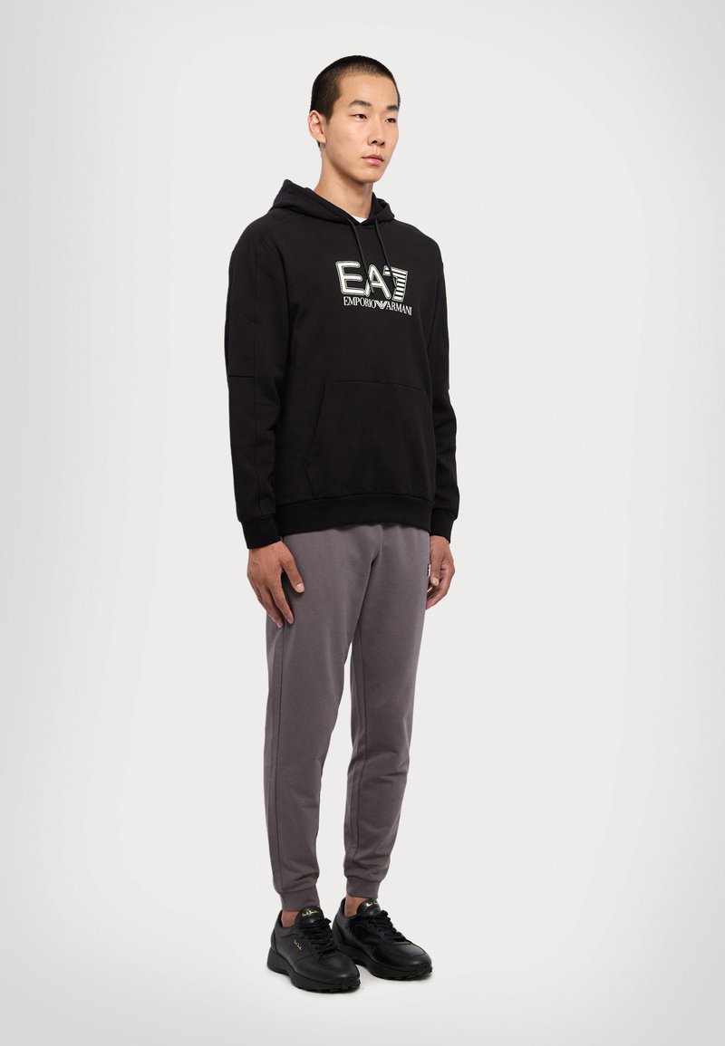 EA7 Emporio Armani FELPA - Felpa con cappuccio - black