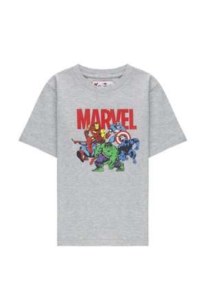 T-shirt con stampa - grigio