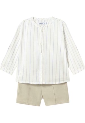 CONJUNTO BERMUDA - Camiseta de manga larga - beige