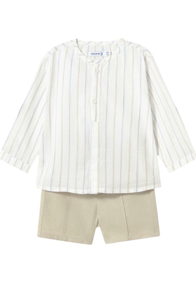 Mayoral CONJUNTO BERMUDA - Camiseta de manga larga - beige
