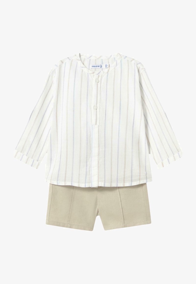 Mayoral CONJUNTO BERMUDA - Camiseta de manga larga - beige