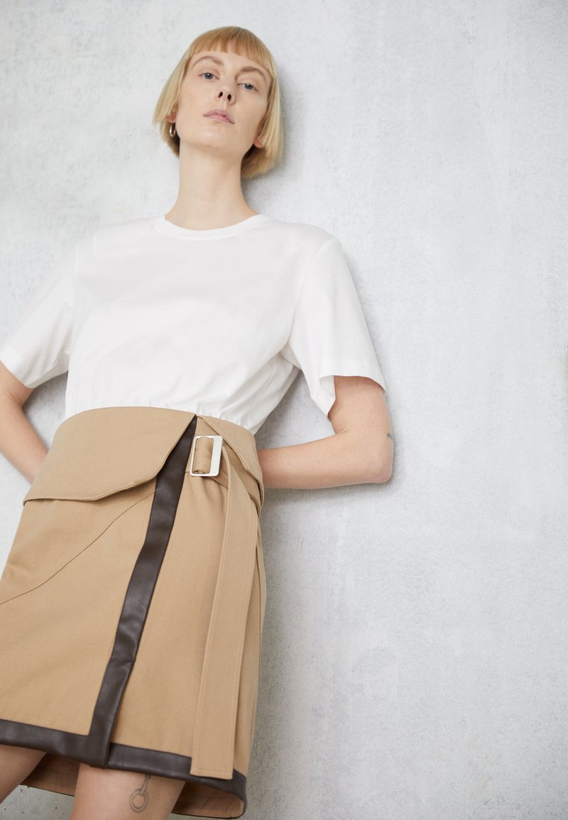 Damen Kleider | 3.1 Phillip Lim COMBO DRESS Freizeitkleid khaki - OG82394 Damen Kleider | 3.1 Phillip Lim COMBO DRESS Freizeitkleid khaki - OG82394